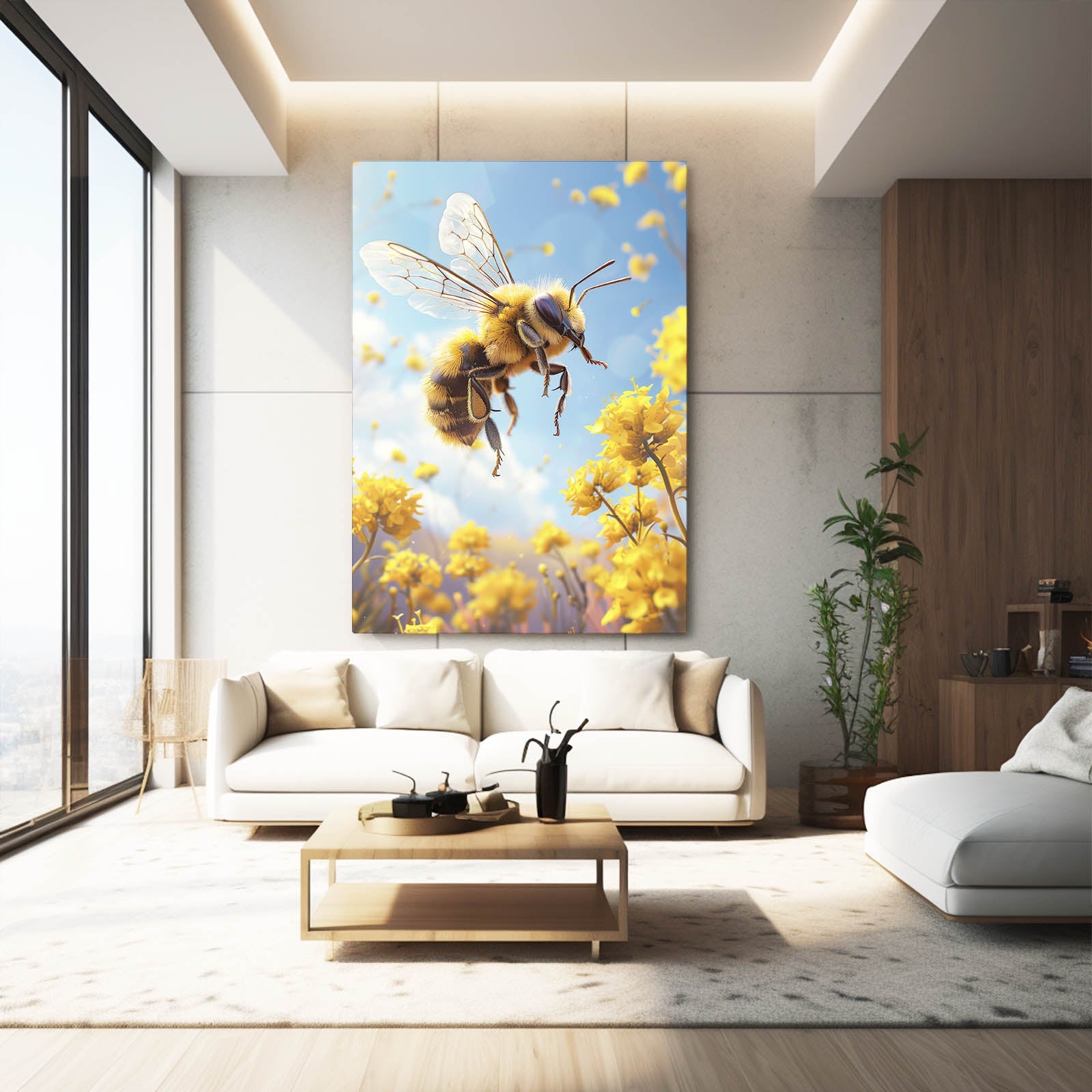 Flying Bee Art