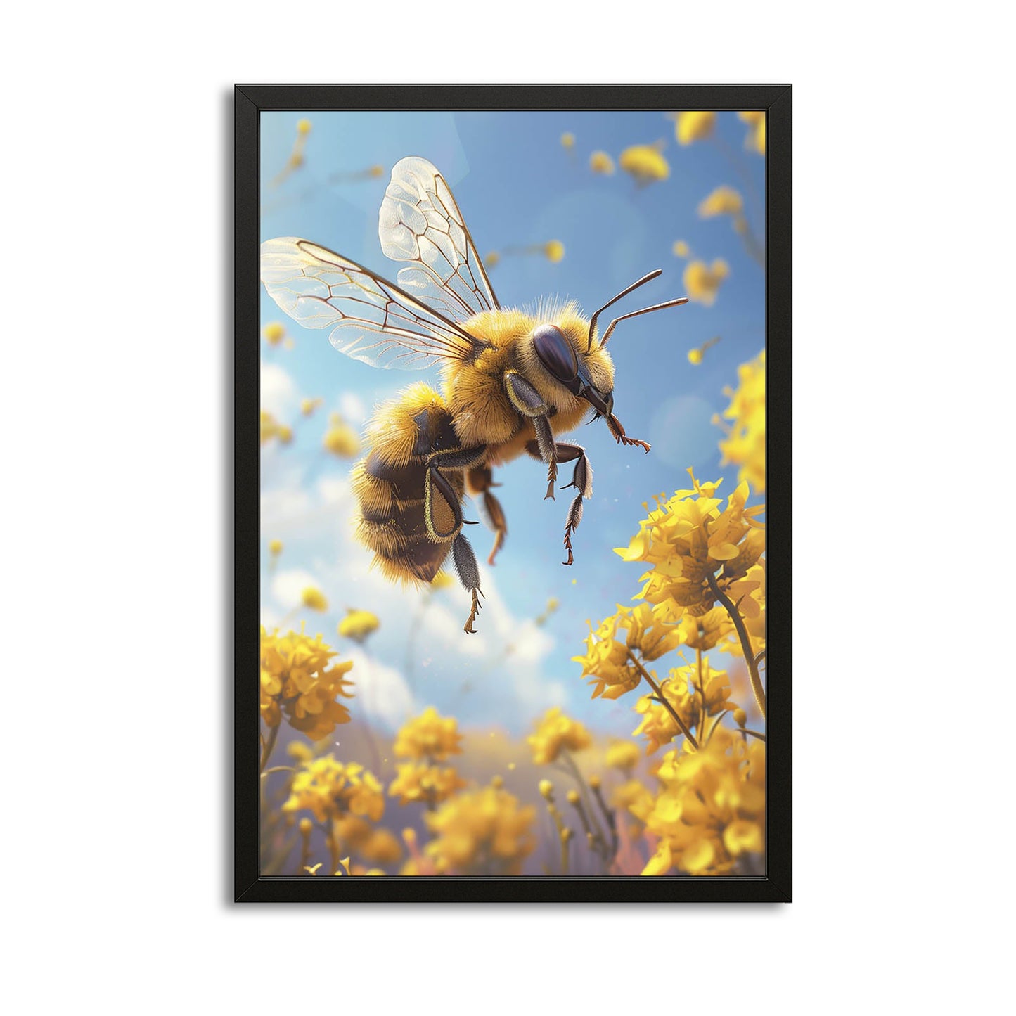 Flying Bee Art