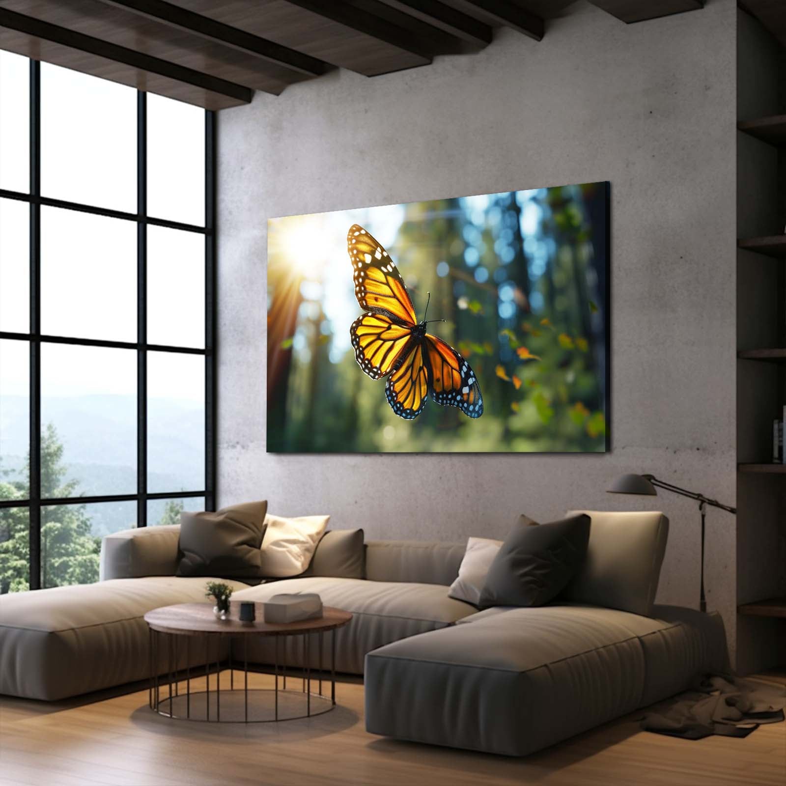 Flying Butterfly Wall Art