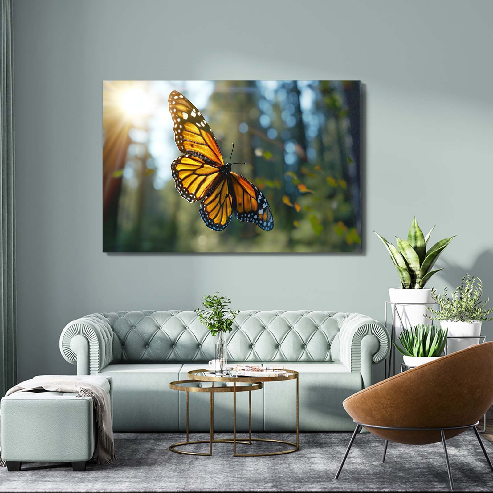 Flying Butterfly Wall Art