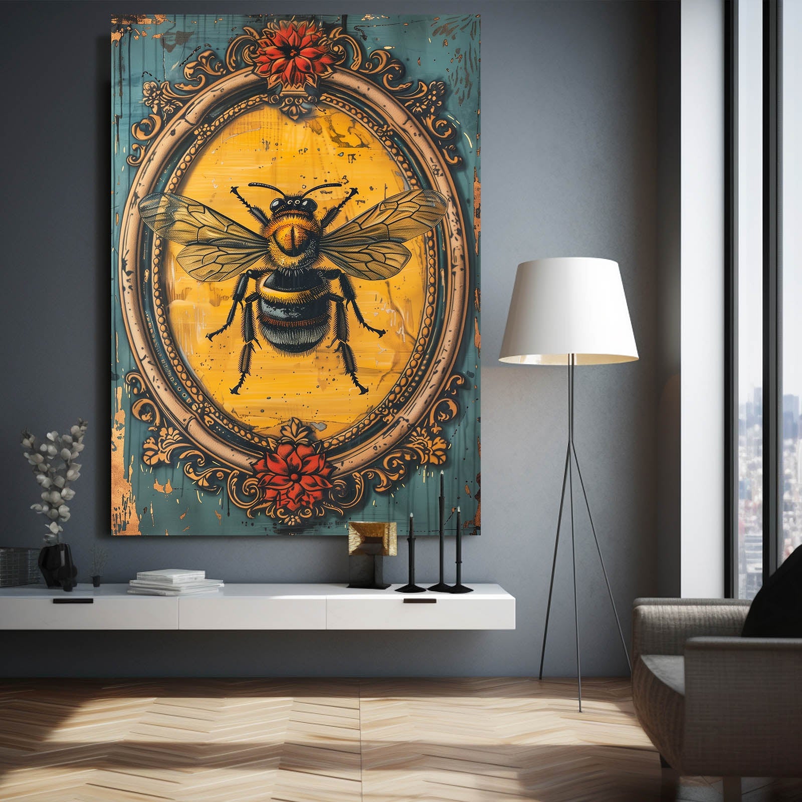 Folk Art Bee