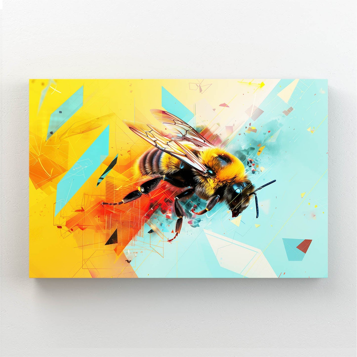 Futurist Vector Bee Art
