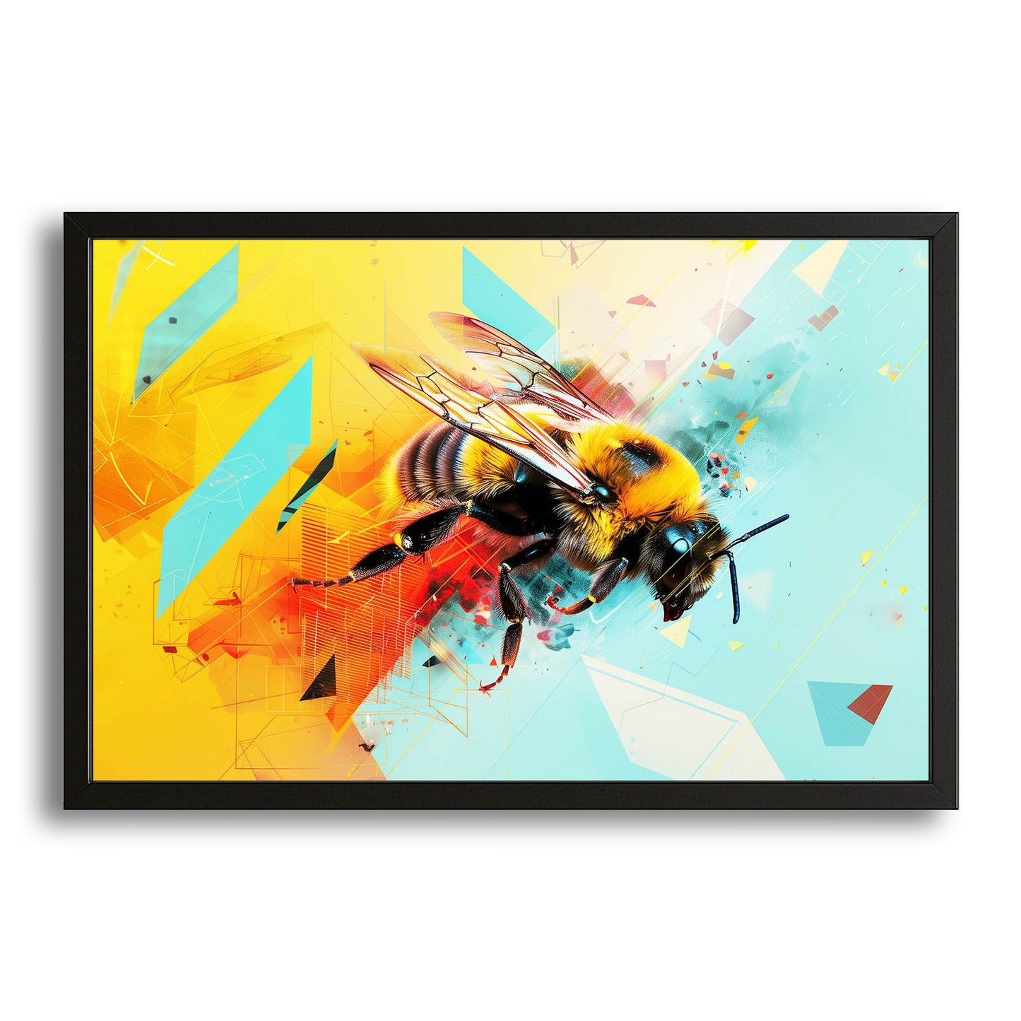 Futurist Vector Bee Art