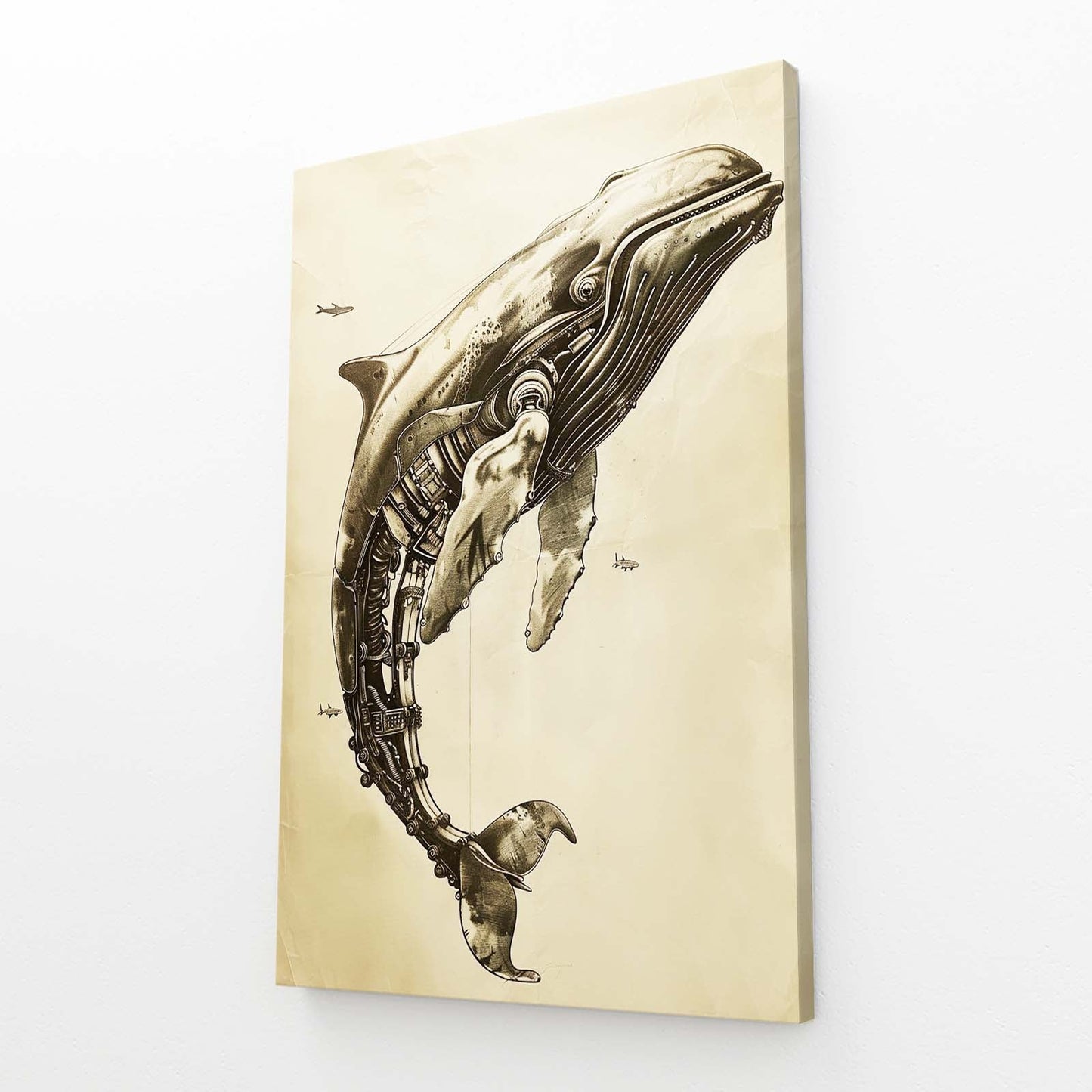 Futuristic Whale Art
