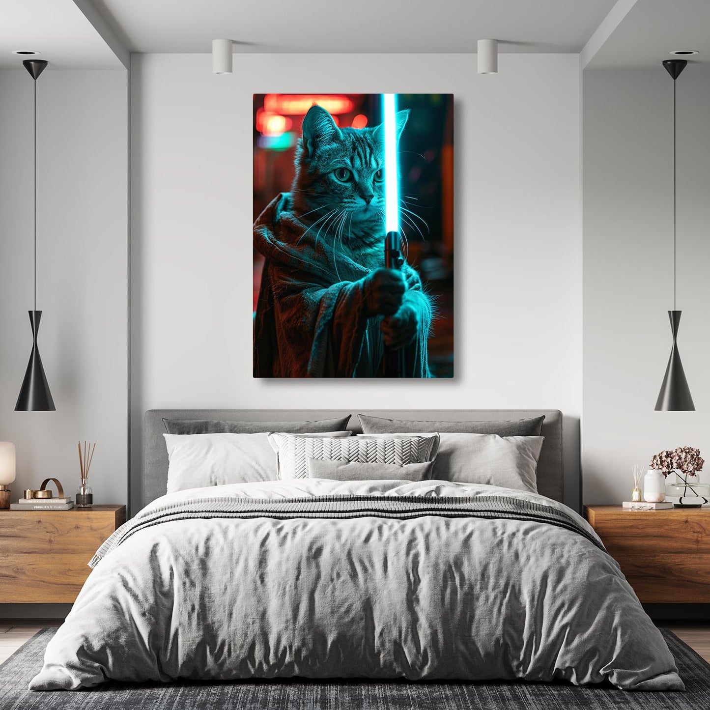 Galactic Cat Wall Art