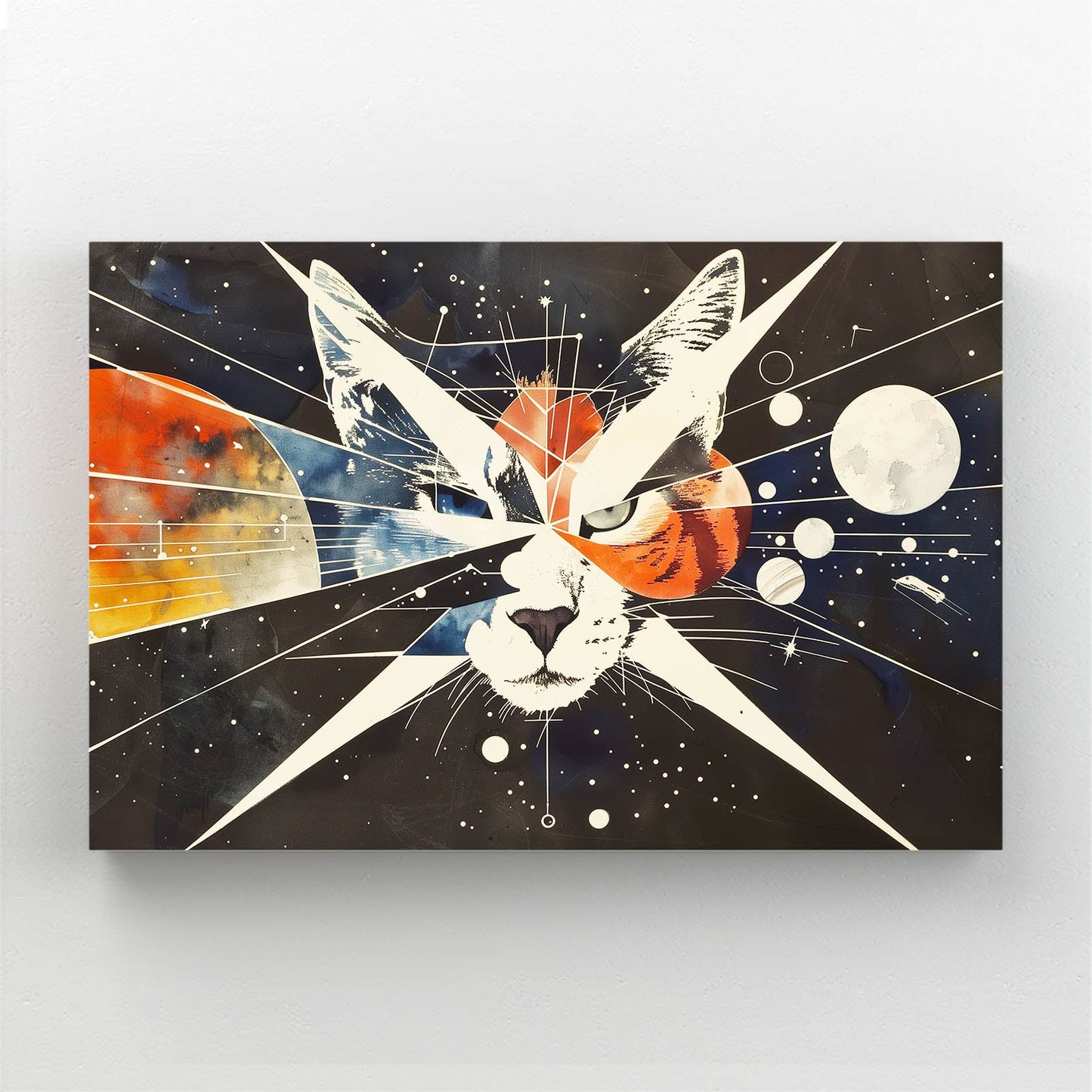 Galactic Fracture Cat Art
