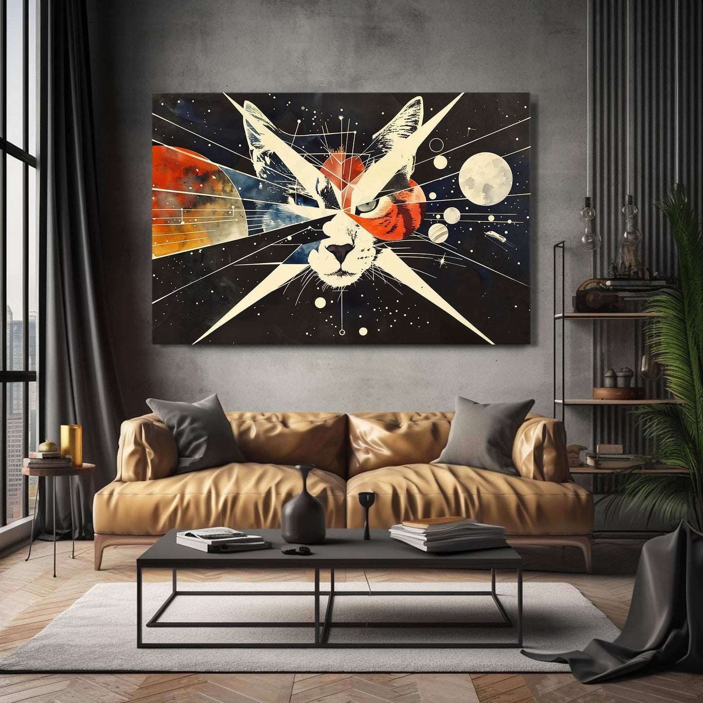 Galactic Fracture Cat Art
