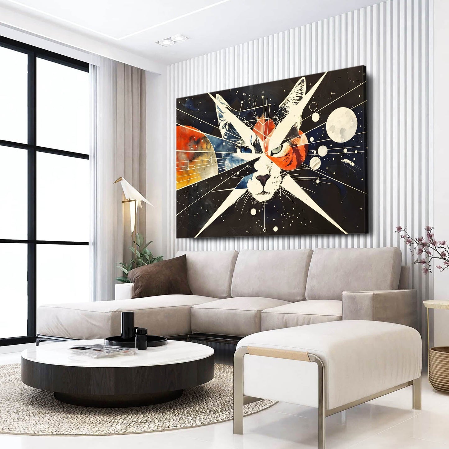 Galactic Fracture Cat Art