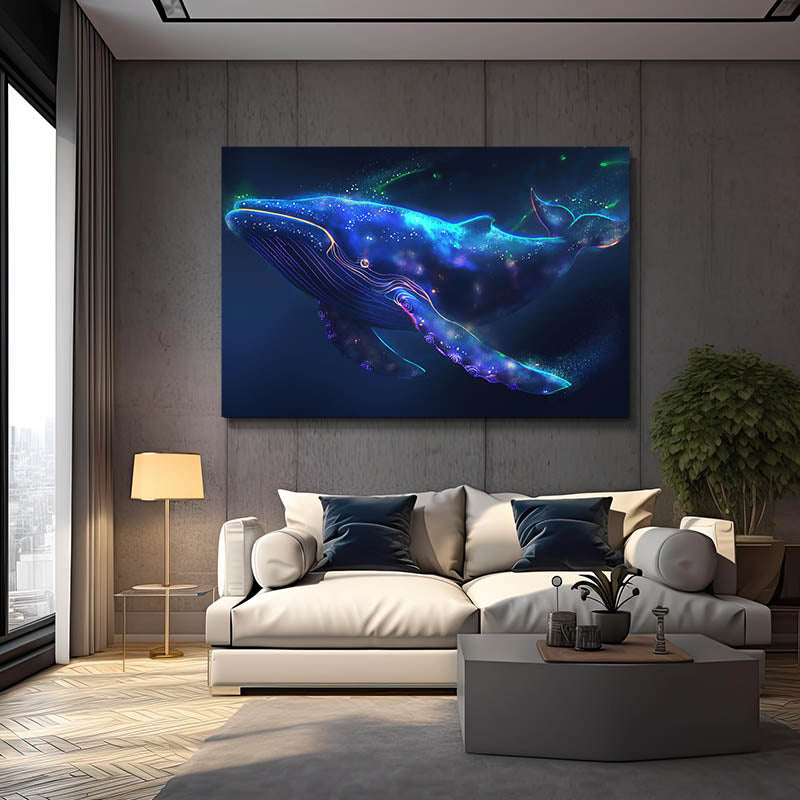Galactic Whale Digital Art
