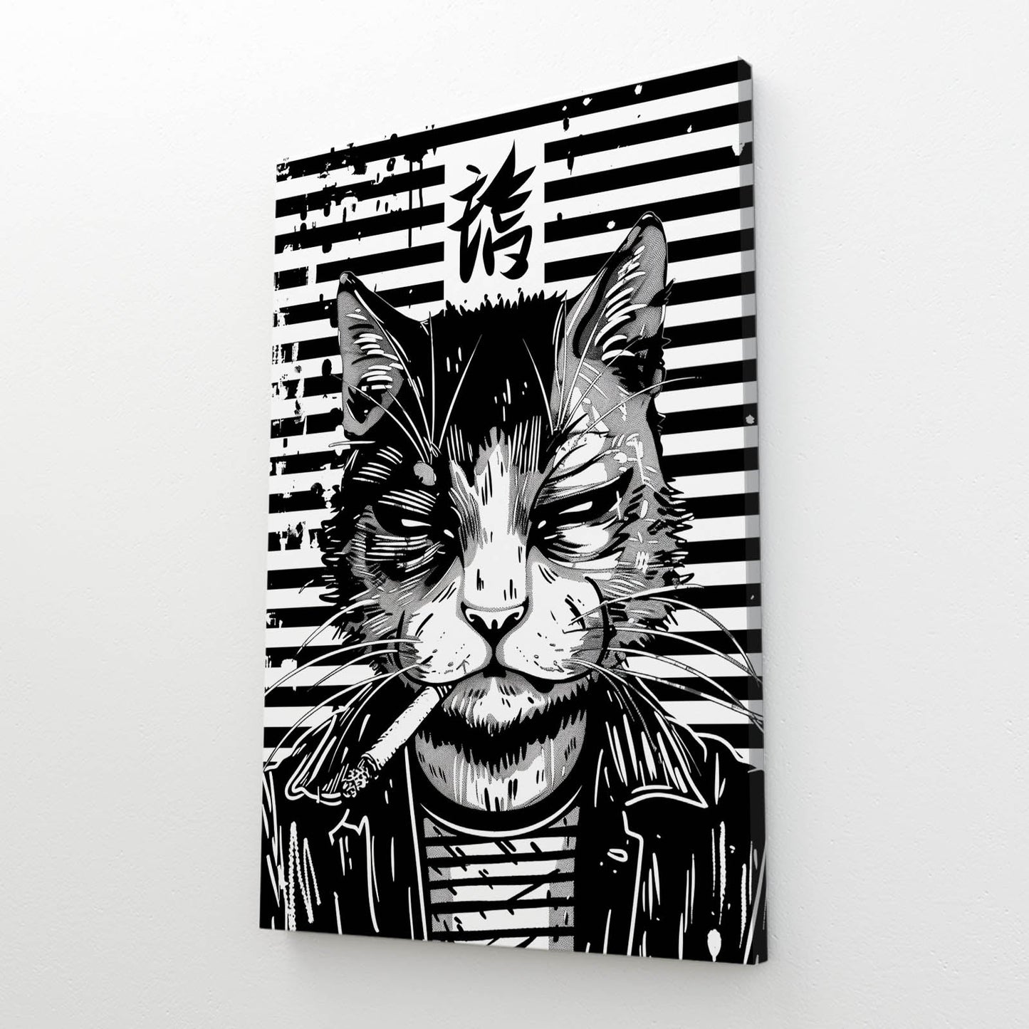 Gangster Attitude Cat Wall Art