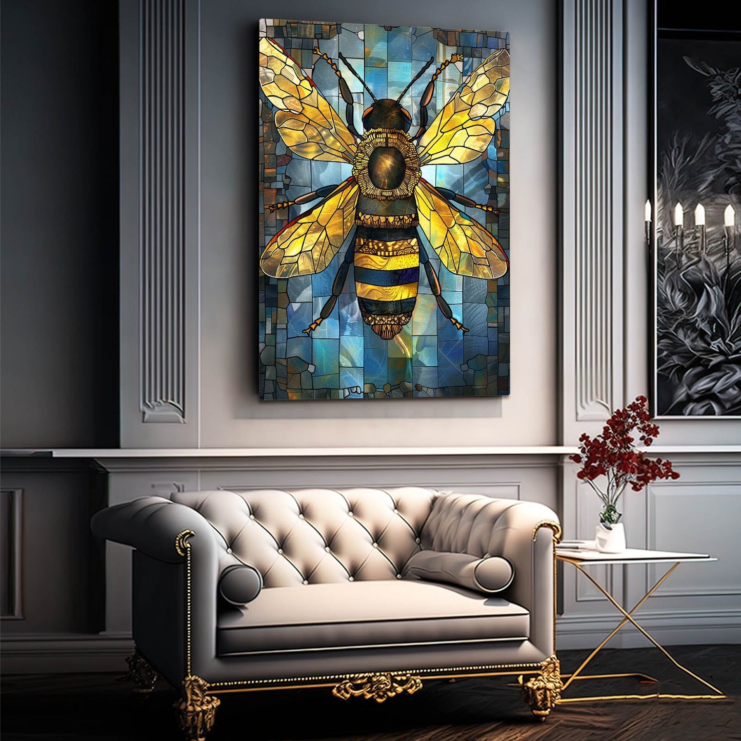 Geometric Bee Art