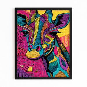 Giraffe Print Art