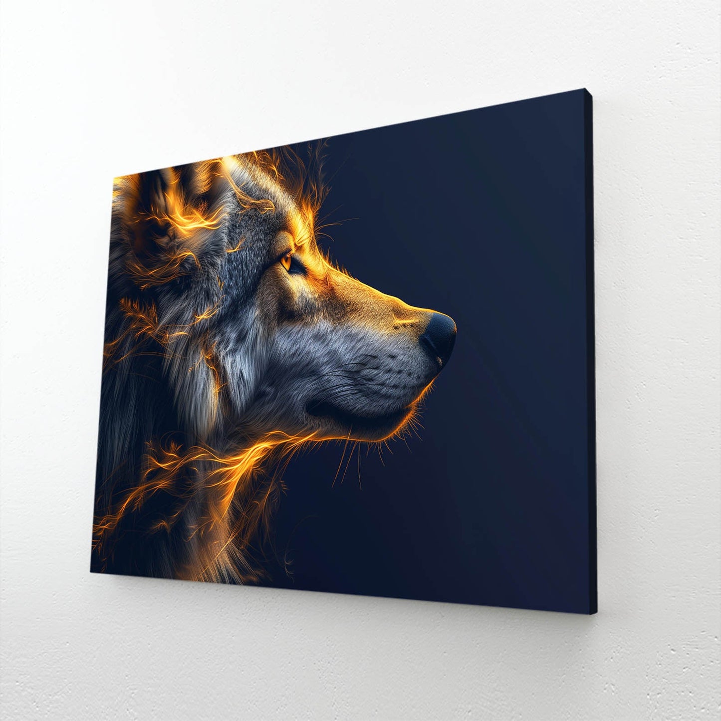 Glow In The Dark Wolf Wall Art