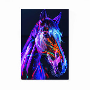 Glowing Horse Canvas Art