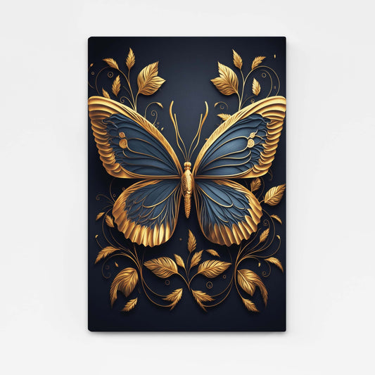 Gold Butterfly Wall Art