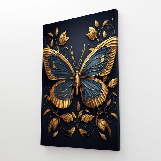 Gold Butterfly Wall Art