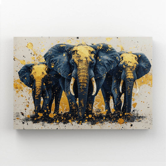 Golden Elephant Splash Art