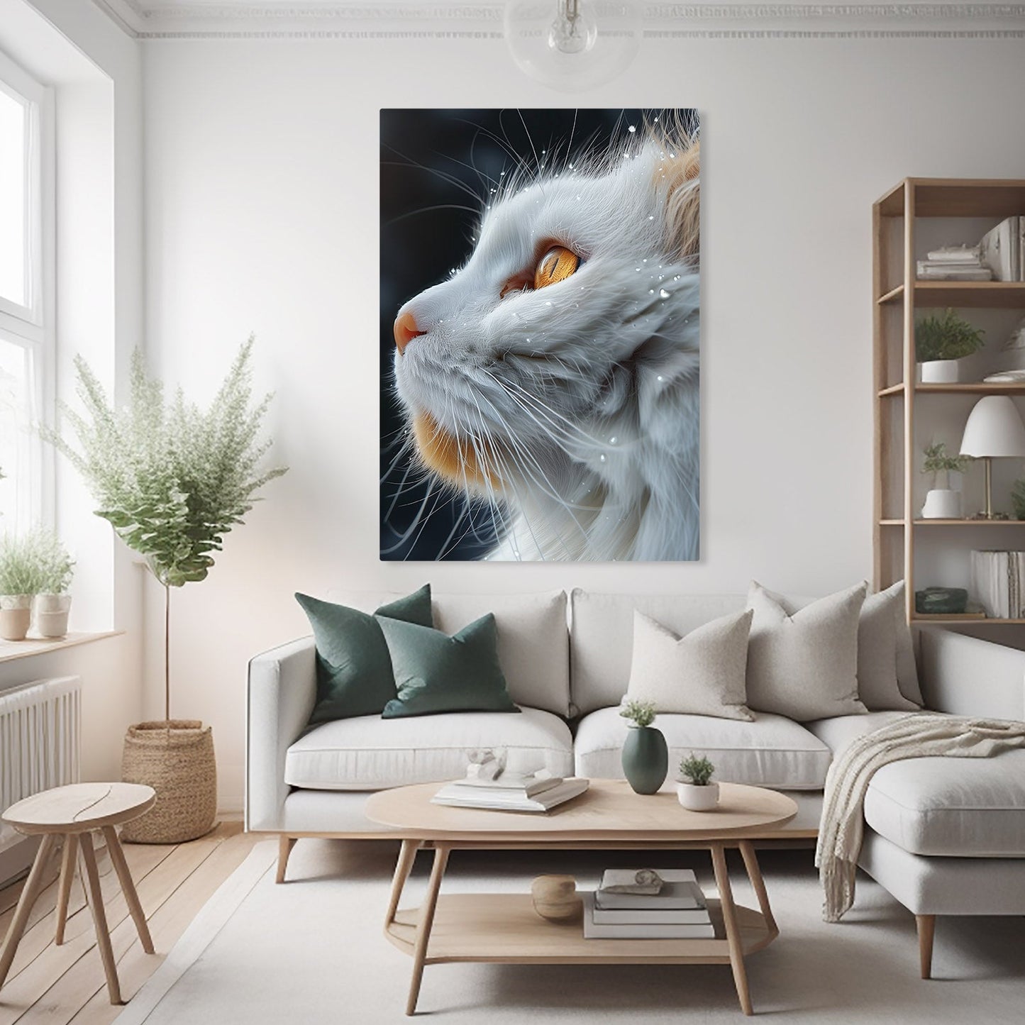 Golden Eyes Cat Wall Art