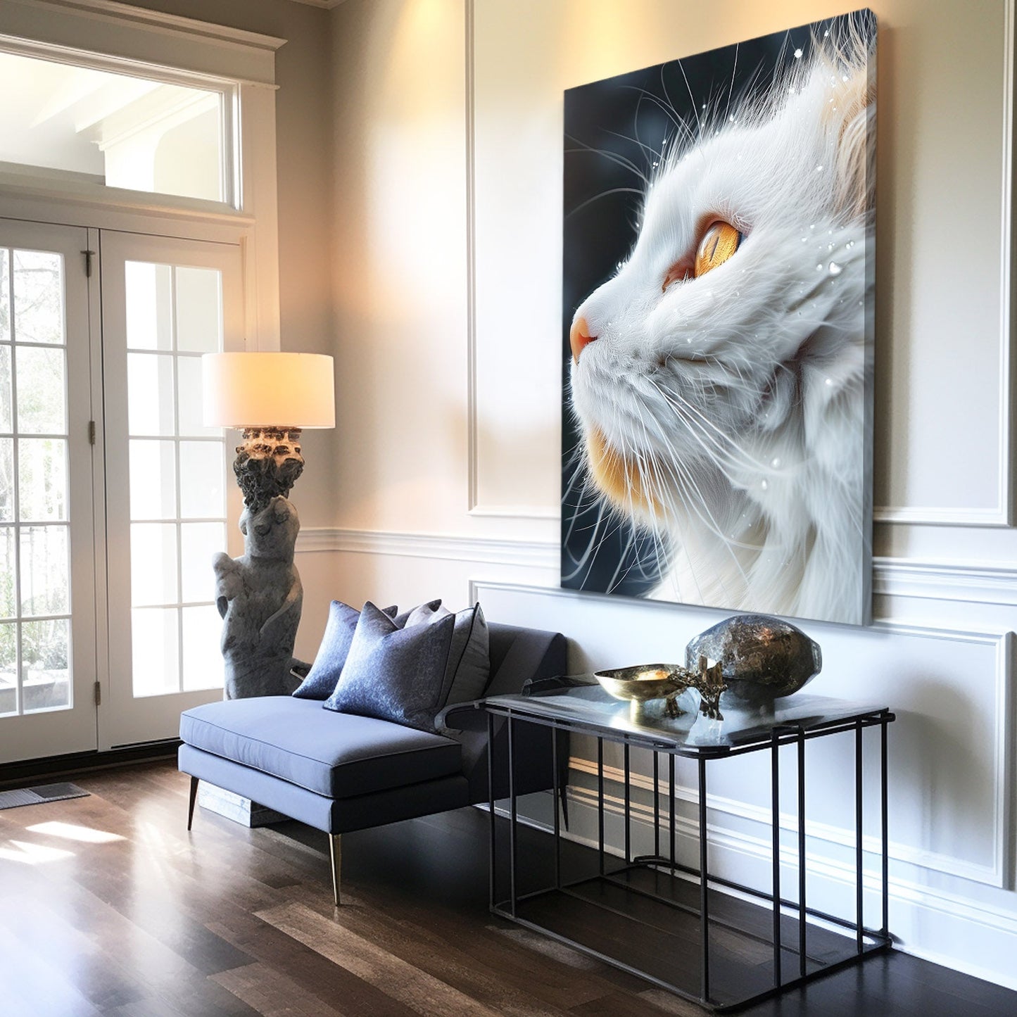 Golden Eyes Cat Wall Art