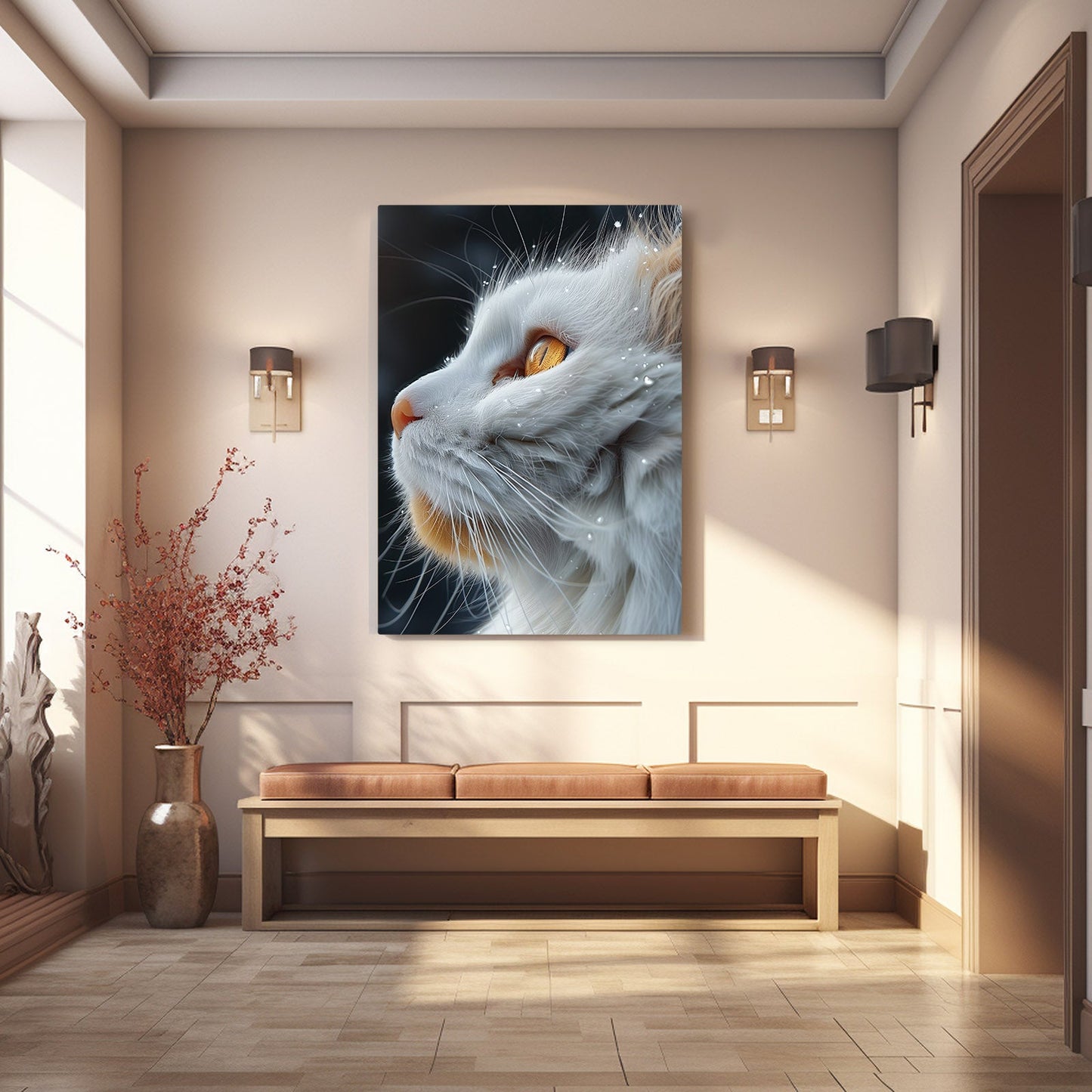 Golden Eyes Cat Wall Art