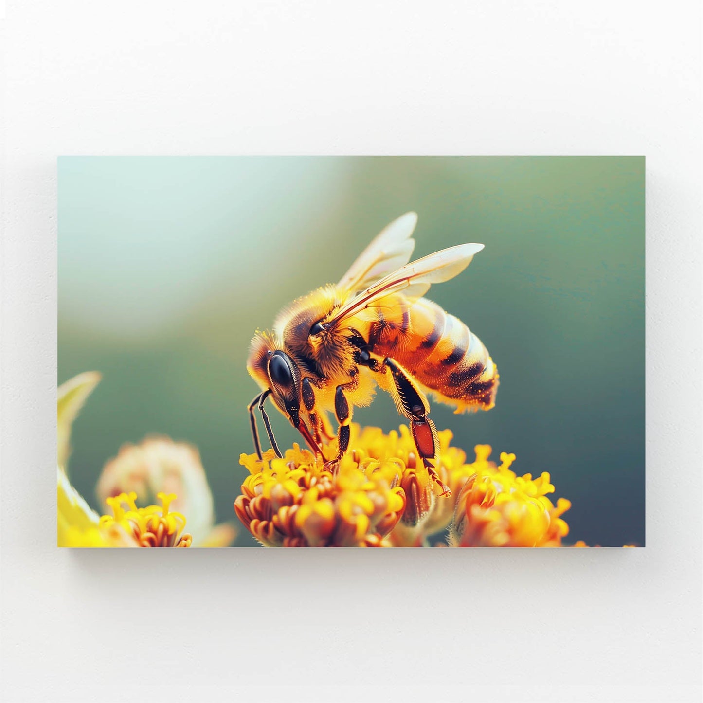 Golden Harvest Bee Art