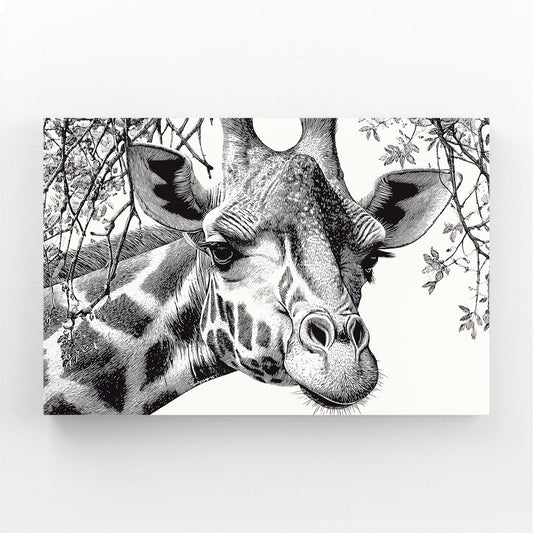 Horizontal Giraffe Print