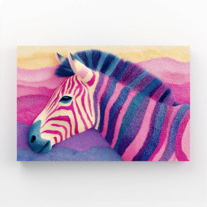 Horizontal Zebra Canvas