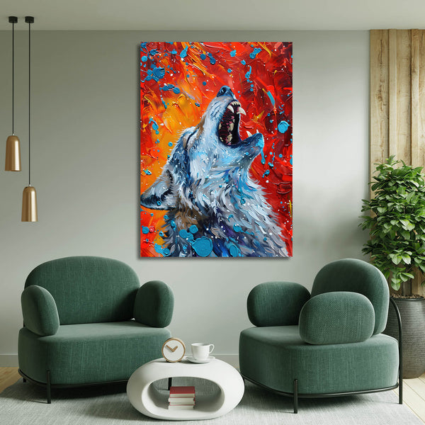 Howling Wolf Wall Art