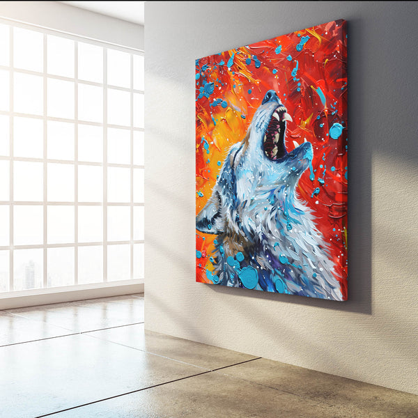 Howling Wolf Wall Art