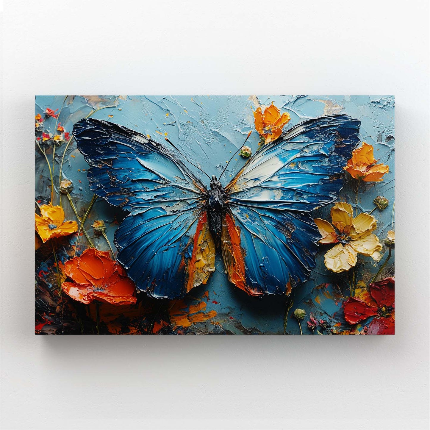 Impasto Butterfly Wall Art
