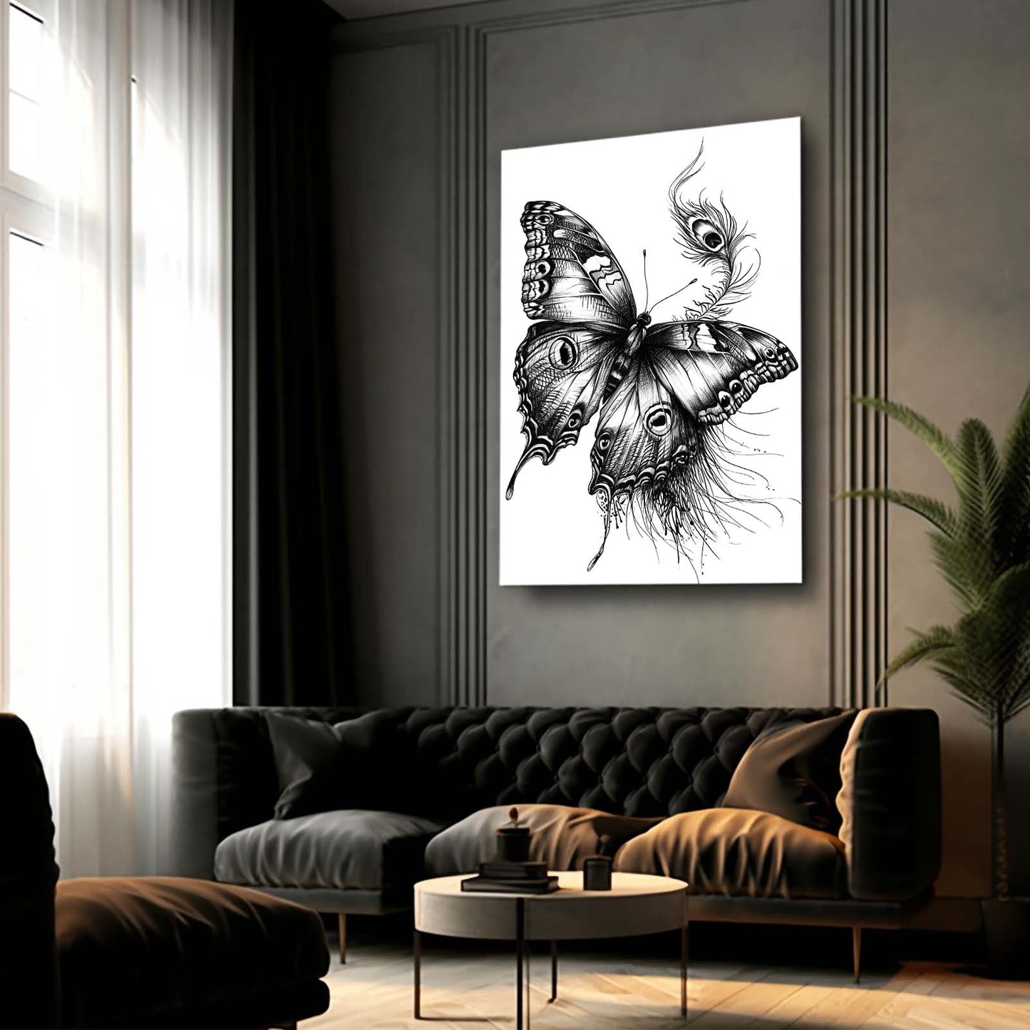 Ink Wings Butterfly Wall Art