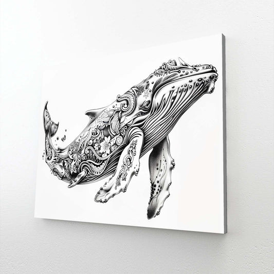 Inked Grace Whale Art
