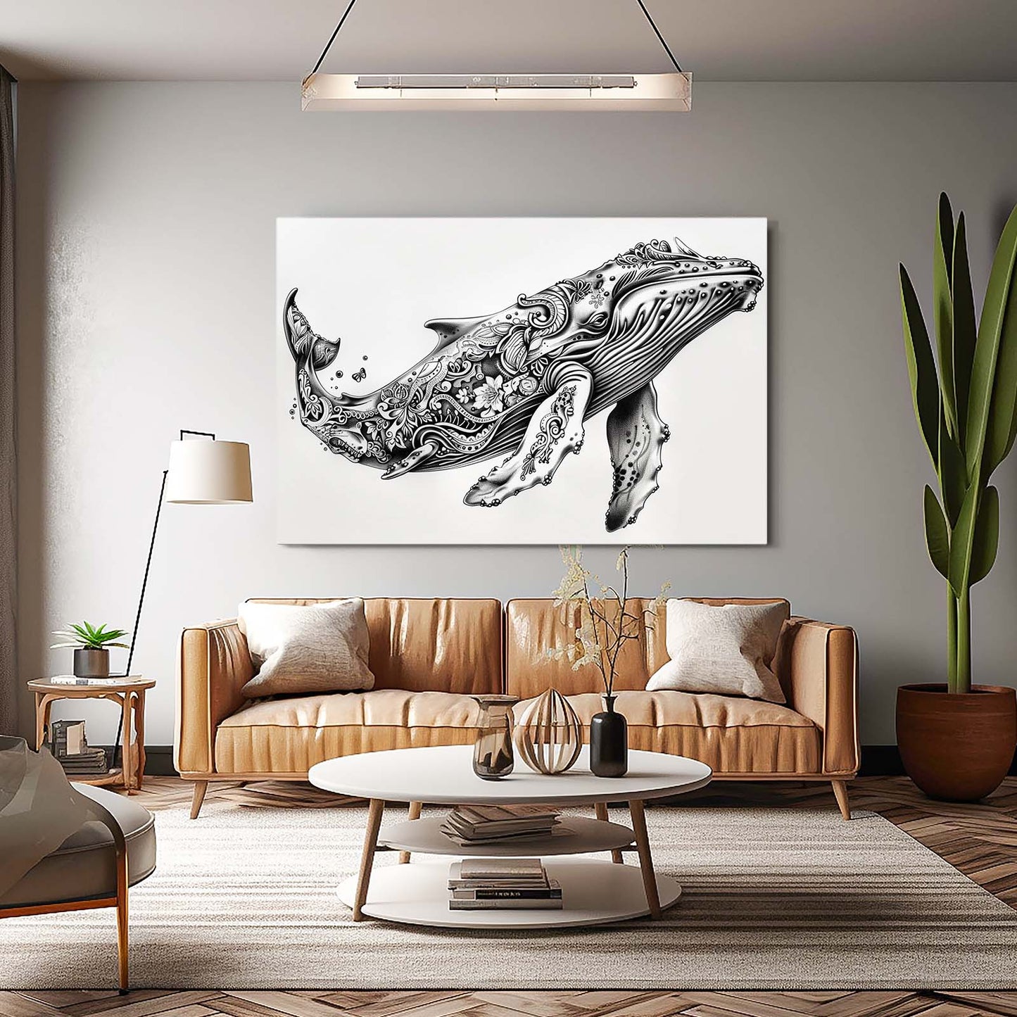 Inked Grace Whale Art