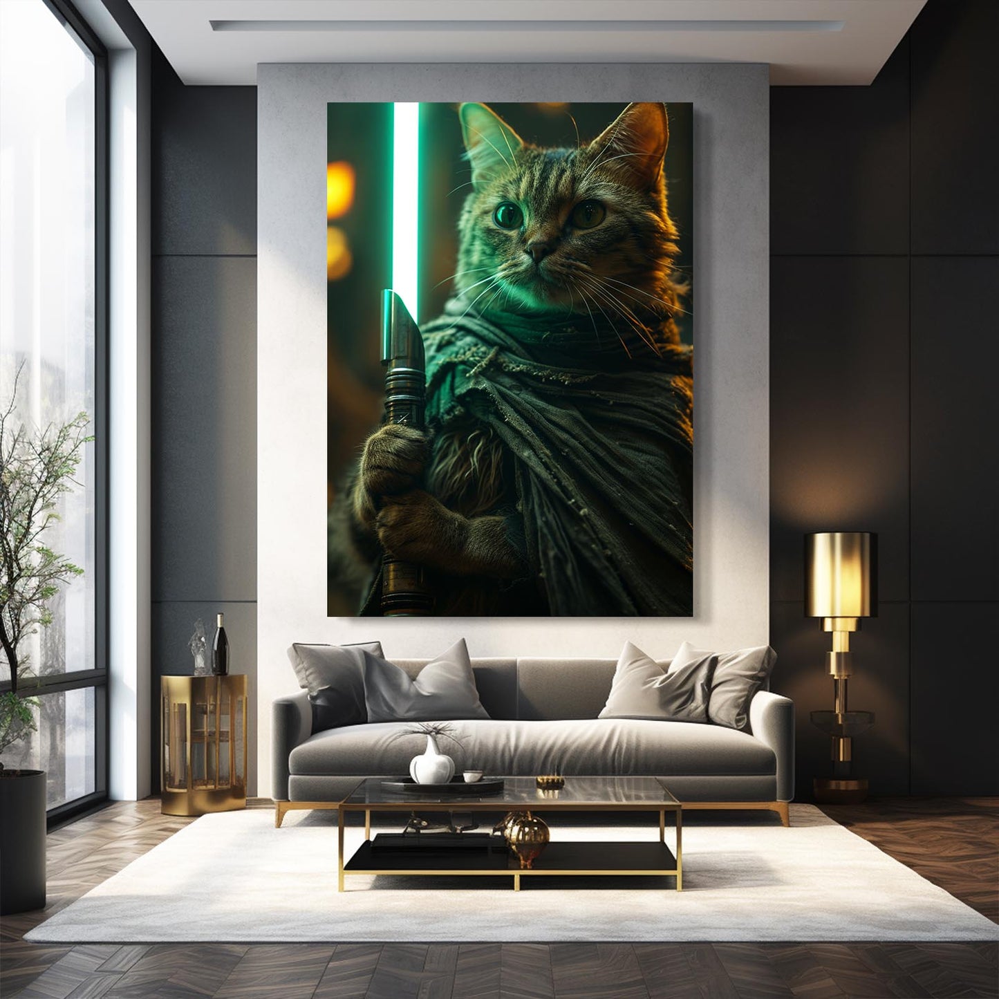 Jedi Warrior Cat Art