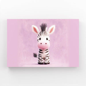 Kids Zebra Canvas Art