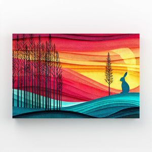 Landscape Bunny Wall Art