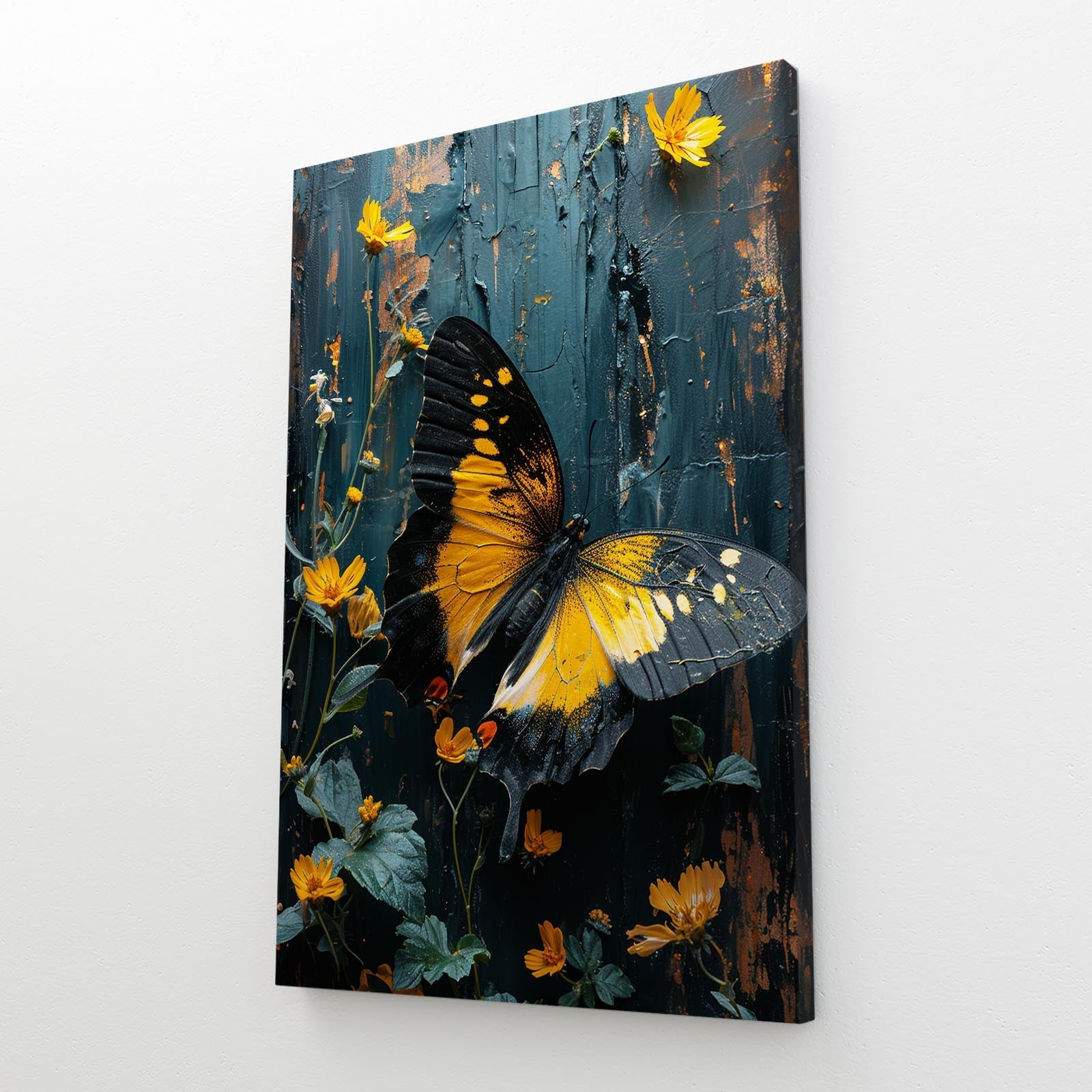 Large Butterfly Canvas Art