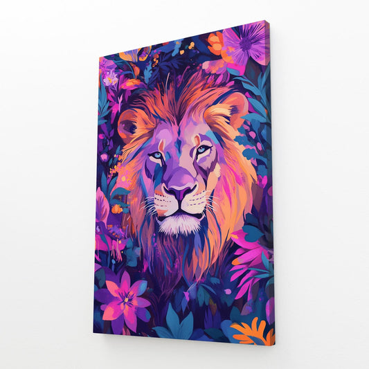Lion Art Abstract