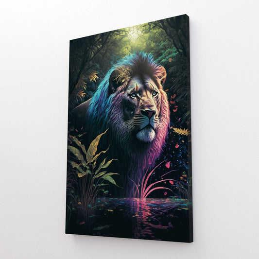 Lion Art Colorful