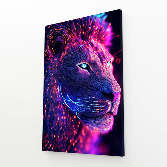 Lion Art Face
