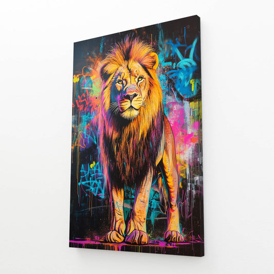 Lion Art Man Cave