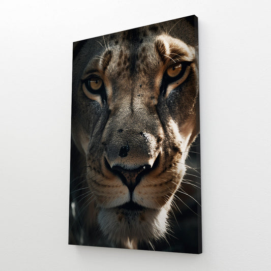 Lion Face Canvas
