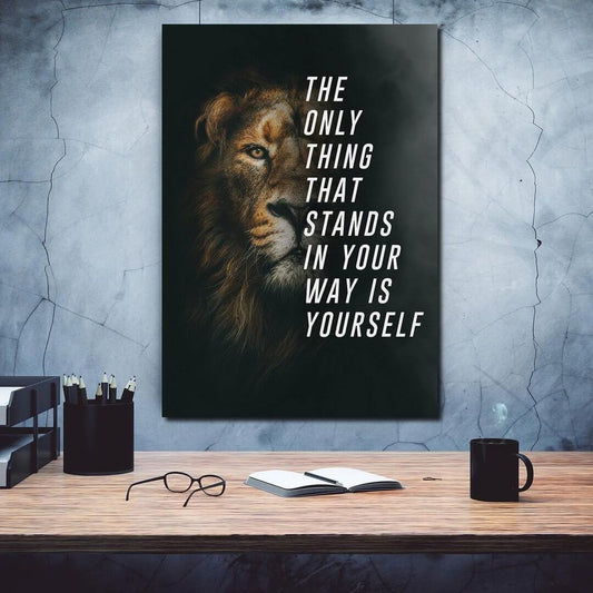 Lion Head Canvas