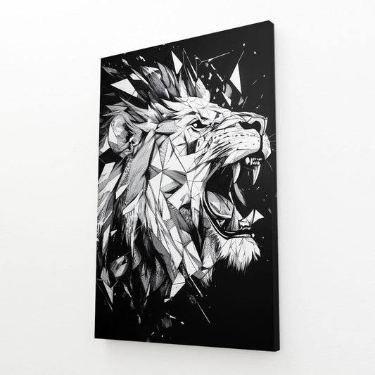 Lion Polygon Art