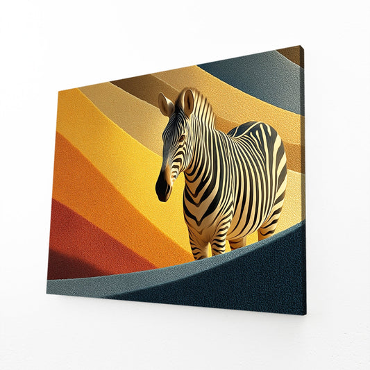 Living Zebra Art – living canvas print