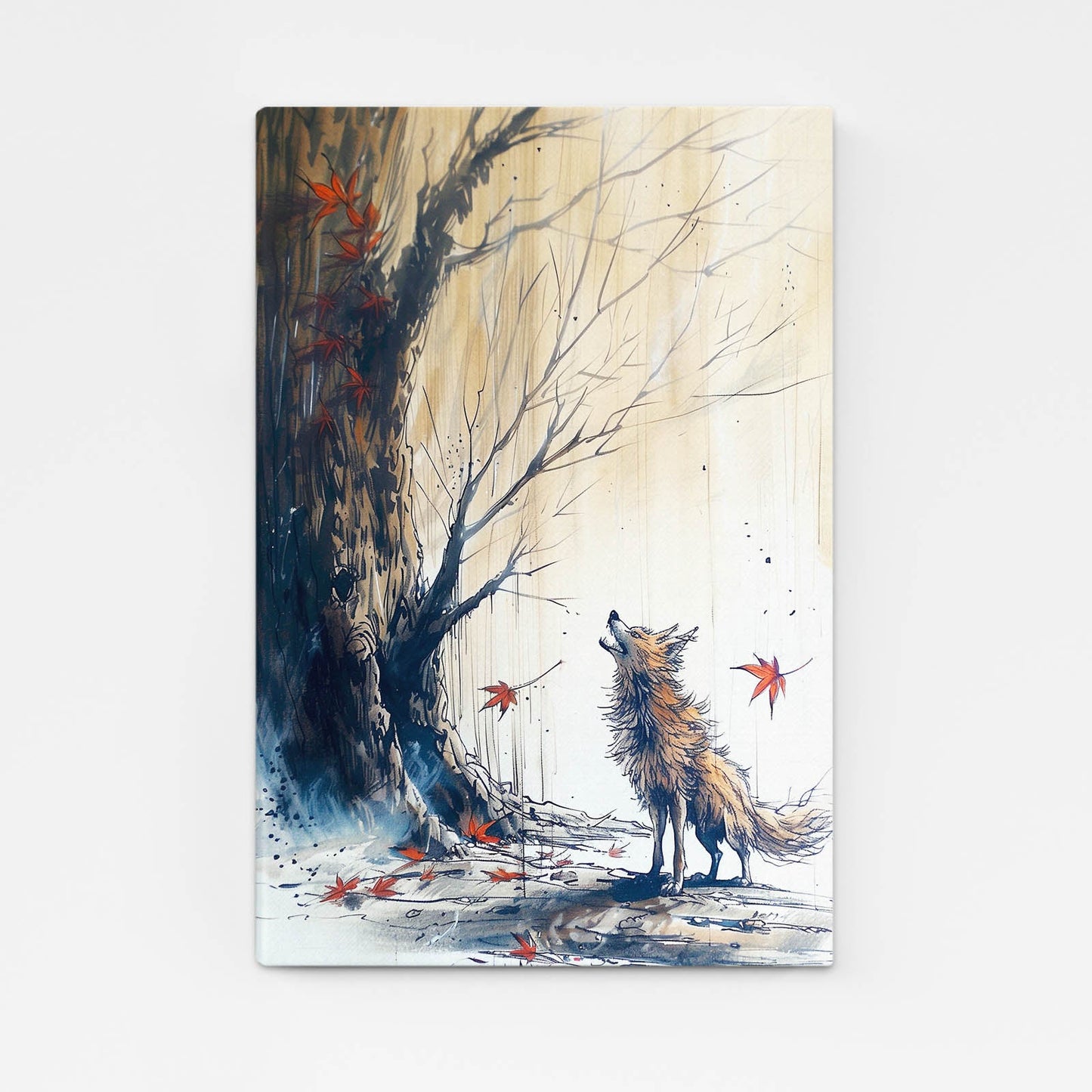 Lonely Wolf Art