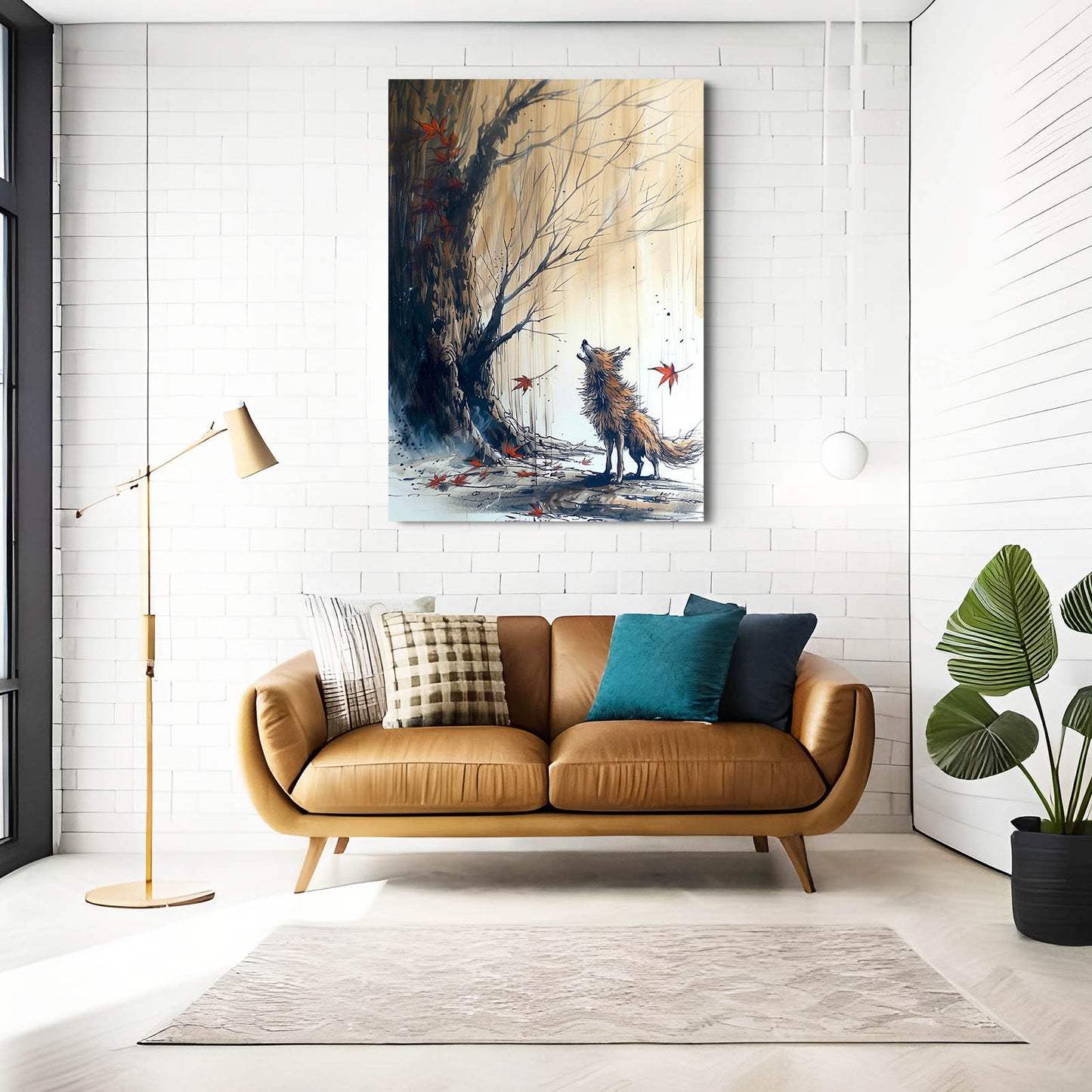 Lonely Wolf Art