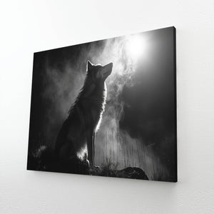 Lonely Wolf Wall Art
