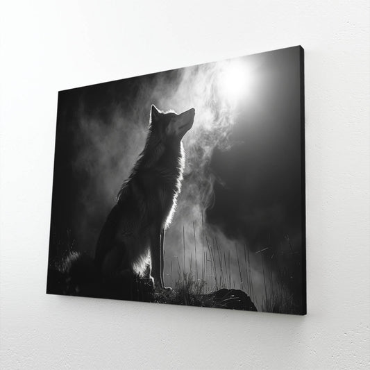 Lonely Wolf Wall Art