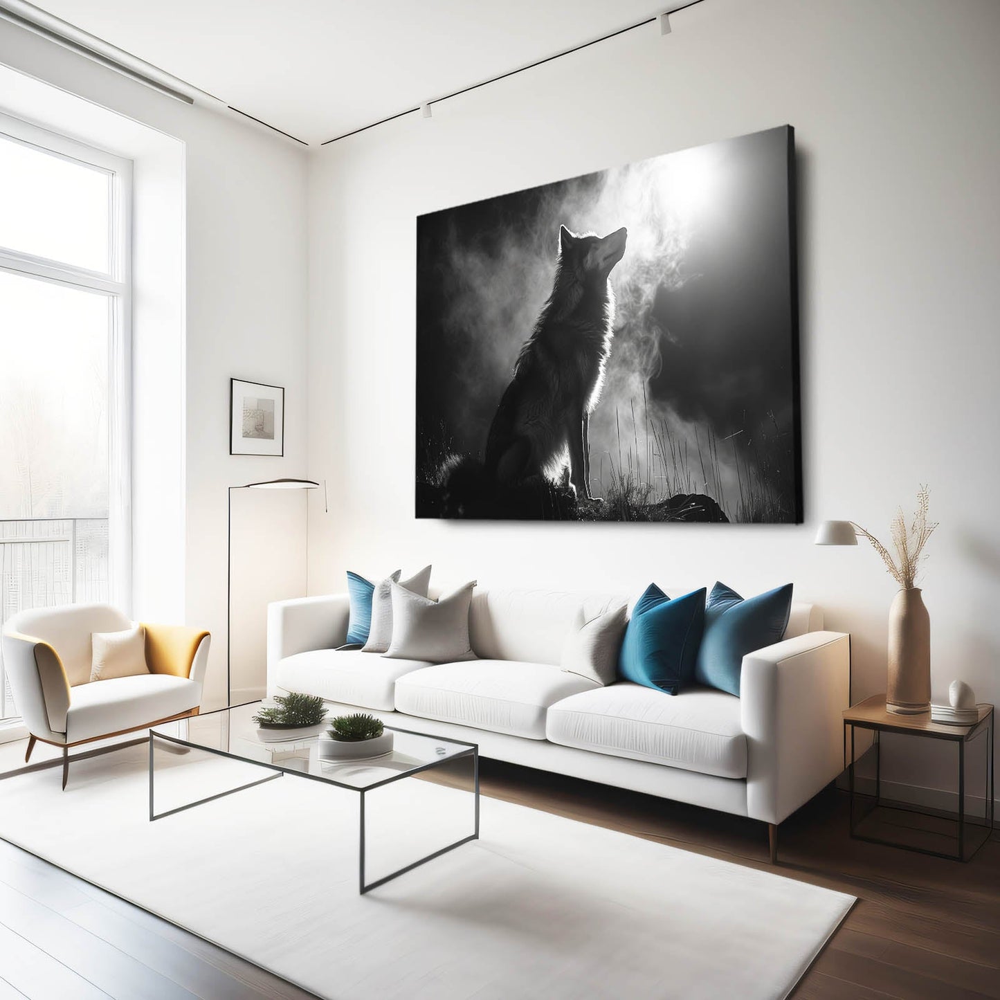 Lonely Wolf Wall Art